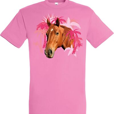 T-shirt Horses Orchid Pink L