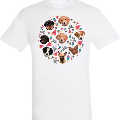 T-shirt Puppies White L