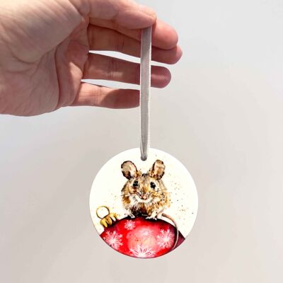 Pas même une souris Décoration de Noël en céramique