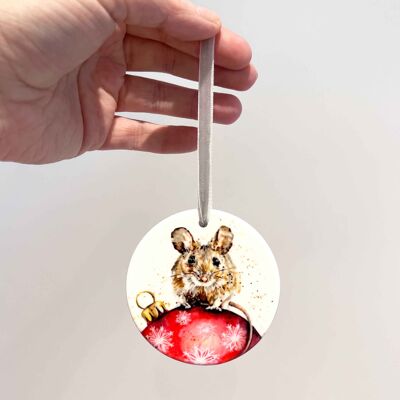 Not even a mouse Christmas Ceramic Decoration
