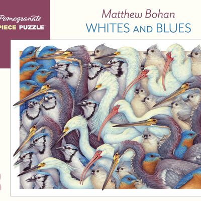 Matthew Bohan: Whites and Blues 500-Piece Jigsaw Puzzle