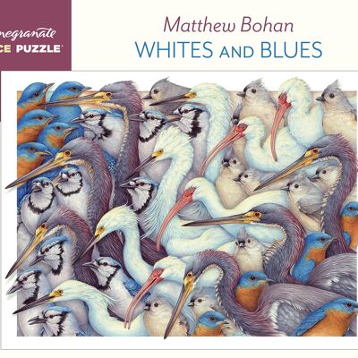 Matthew Bohan: Whites and Blues 500-Piece Jigsaw Puzzle