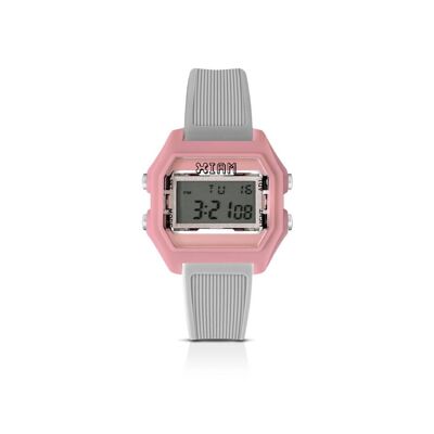 IAM DIGITAL CASE M - Pink case and light gray strap