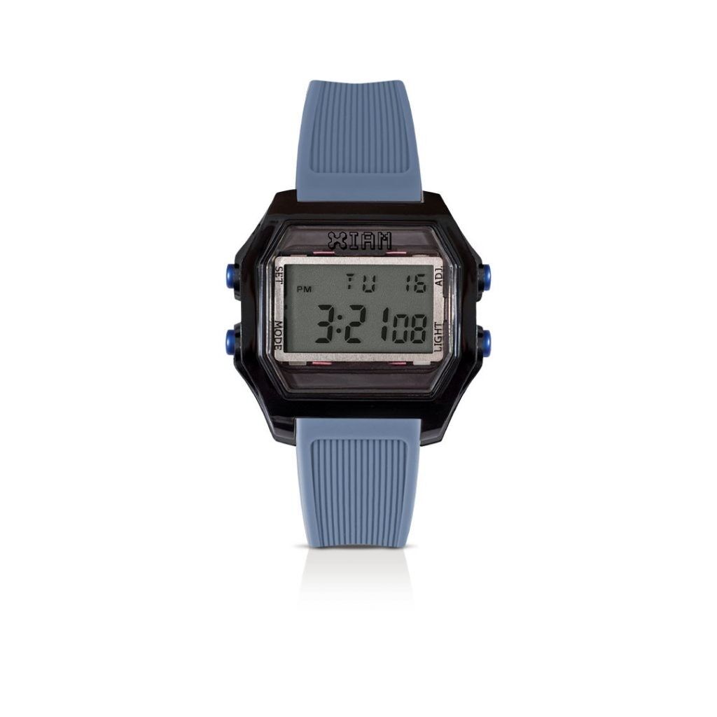 IAM DIGITAL CASE L - Schwarzes Gehäuse und Zuckerpapierarmband