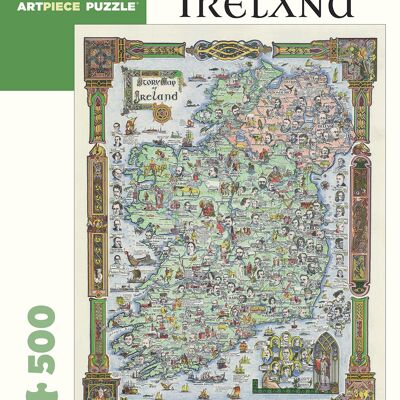 Story Map of Ireland 500-piece Jigsaw Puzzle