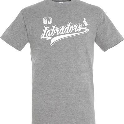 T-shirt GO Labradors Grey Melange S