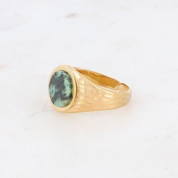 Bague Tommie - turquoise africaine 4