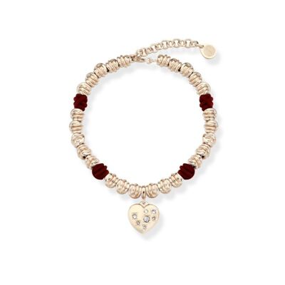 BRACCIALE OPSOBJECTS NODI LUX CRYSTAL ROSSO IPR