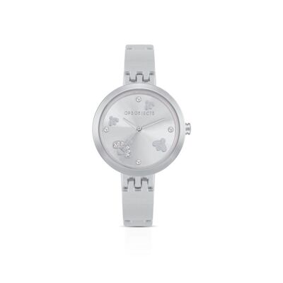 RELOJ TINY QUEEN SS PLATA SUNRAY BEE DIAL OPS!