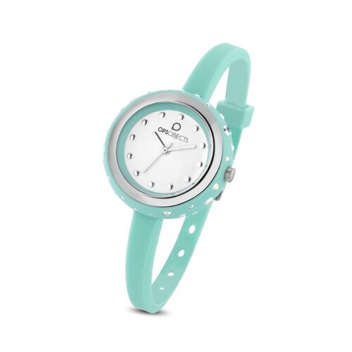 OROLOGIO OPSOBJECTS BON BON STARDUST VERDE ACQUA SS