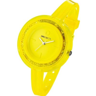 OROLOGIO OPSOBJECTS MOVING STONE GIALLO