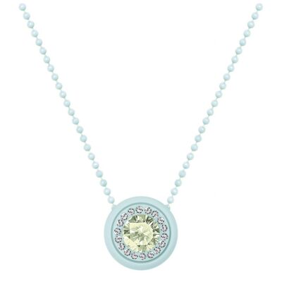 OPS GEM BLUE ZIRCON NECKLACE