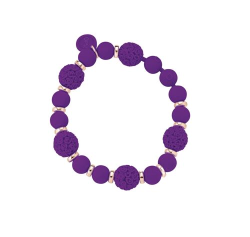 BRACCIALE OPSOBJECTS BOULE CHIC VIOLA