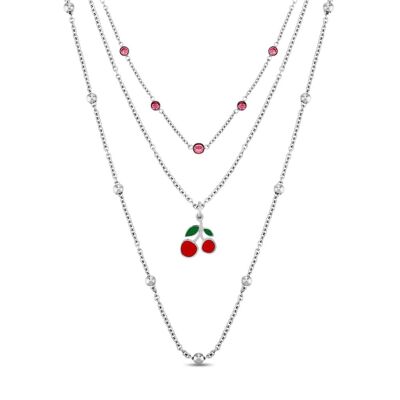 NECKLACE OPS! SUMMER FEELINGS CHERRY SS