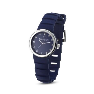 RELOJ OPSOBJECTS ROMA AZUL SS