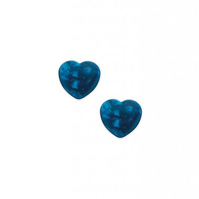 PENDIENTES LOBO OPSOBJECTS LUX MARBLE AZUL SS