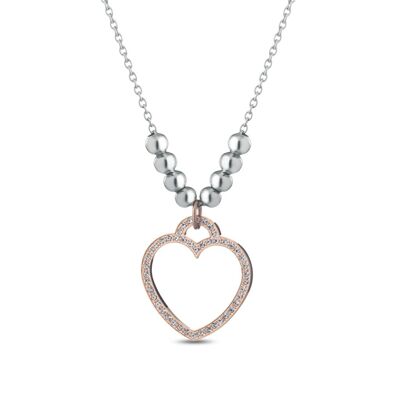 COLLANA OPS!CRYSTAL VIBES HEART IPR