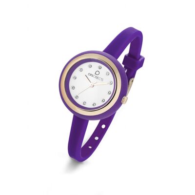 OROLOGIO OPSOBJECTS BON BON VIOLA