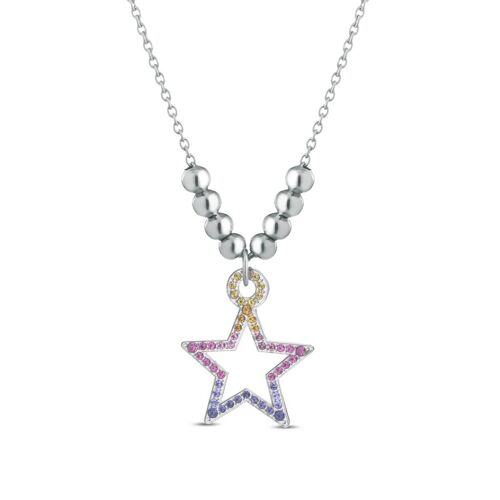 COLLANA OPS!CRYSTAL VIBES STAR MULTICOLOR