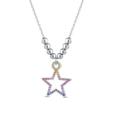 COLLANA OPS!CRYSTAL VIBES STAR MULTICOLOR