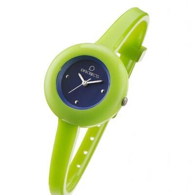 MONTRE CHÉRIE OPSOBJECTS VERT / BLEU FONCÉ