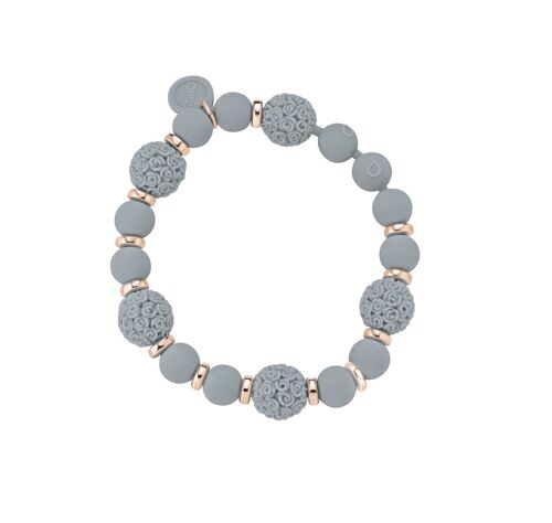 BRACCIALE OPSOBJECTS BOULE CHIC GRIGIO