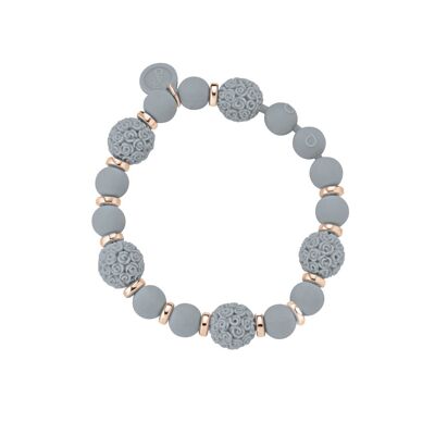 BRACCIALE OPSOBJECTS BOULE CHIC GRIGIO
