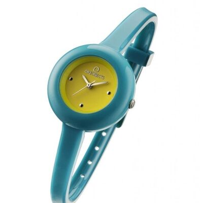 OROLOGIO OPSOBJECTS CHéRIE AZZURRO/GIALLO