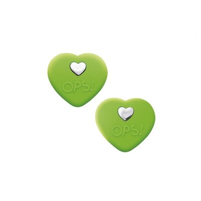 LOBO OPS BEAT EARRINGS FLUO GREEN S / S