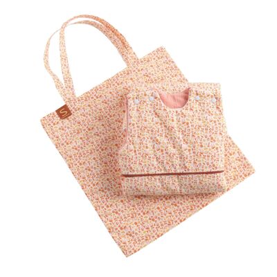 PUFFED SCHLAFSACK 0-6 MONATE ESMEE BLUMENMUSTER