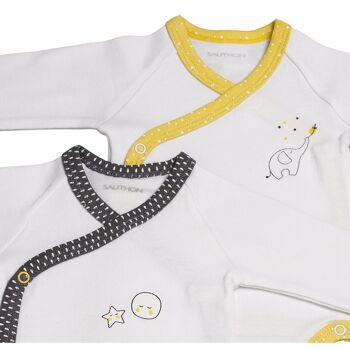 BODIES LOT DE 2 BABYFAN TAILLE 1 MOIS BABYFAN 2