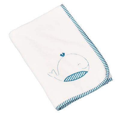 COUVERTURE BLUE BALEINE