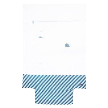 HOUSSE DE COUETTE BLUE BALEINE