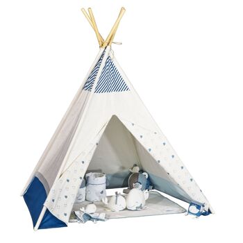 TIPI 160X110X110CM BLUE BALEINE 2