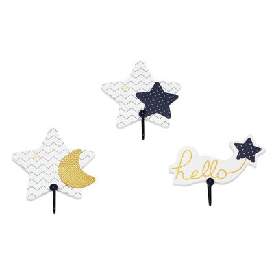 PATERES SET DE 3 HELLO TEXTILE