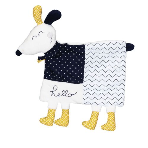 DOUDOU MOUCHOIR HELLO TEXTILE