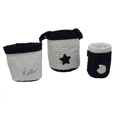 NESTING BASKETS SET OF 3 HELLO