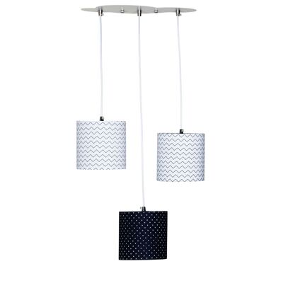 HANGING LIGHT TRIO D14CM HELLO TEXTILE
