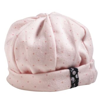 BONNET TAILLE NAISSANCE MISS FLEUR DE LUNE 1