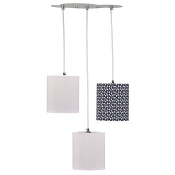 SUSPENSION LUMINEUSE TRIO D14CM MISS FLEUR DE LUNE