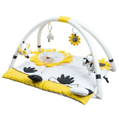 PLUCHE AND POMPOM ACTIVITY MAT