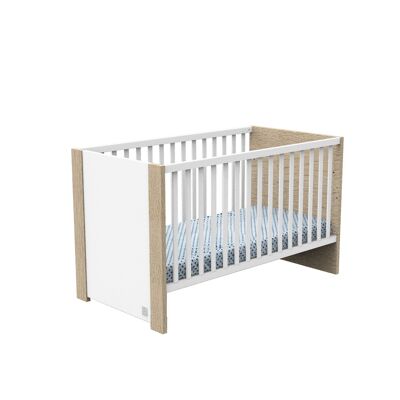 LITTLE BIG BED 140 x 70 WHITE WOOD ANTONIN