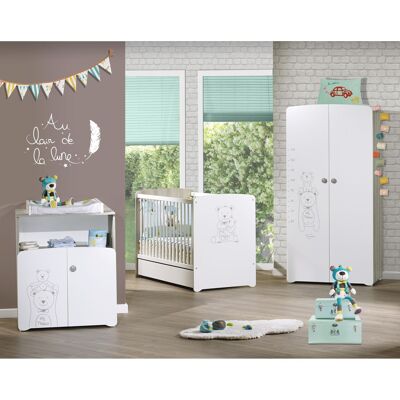 BABY BED 120x60 TEDDY panel heads
