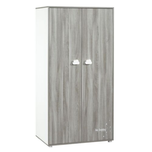 ARMOIRE 2 PORTES SMILE CHENE SILEX