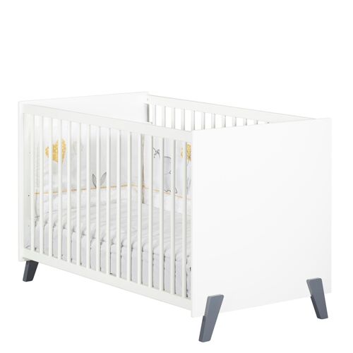 LIT BEBE 120 x 60 GRIS LOFT 