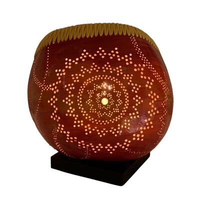 Natural Calabash Gourd Night Light "Staring at the Sun"