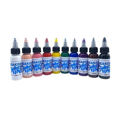 Starter Pack Peinture pour Cuir et Textile - 10 Couleurs