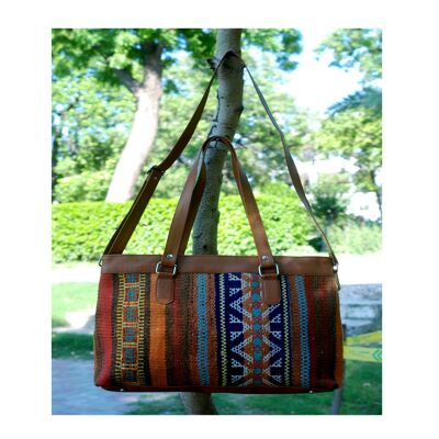 Borsa Van Cleef in pelle Kilim