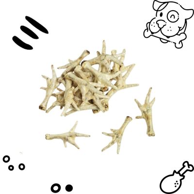 Puffed chicken feet - 200g