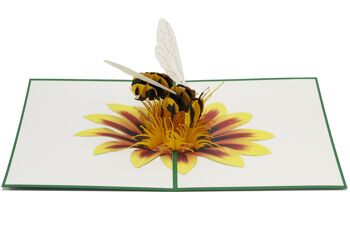 Carte pop-up abeille carte pliante 3d 2